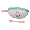 Hello Kitty - Travel Bib + Spoon Candy Floss