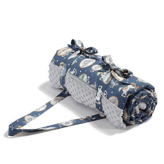 Picnic Mat - Lunapark By Night - Light Grey