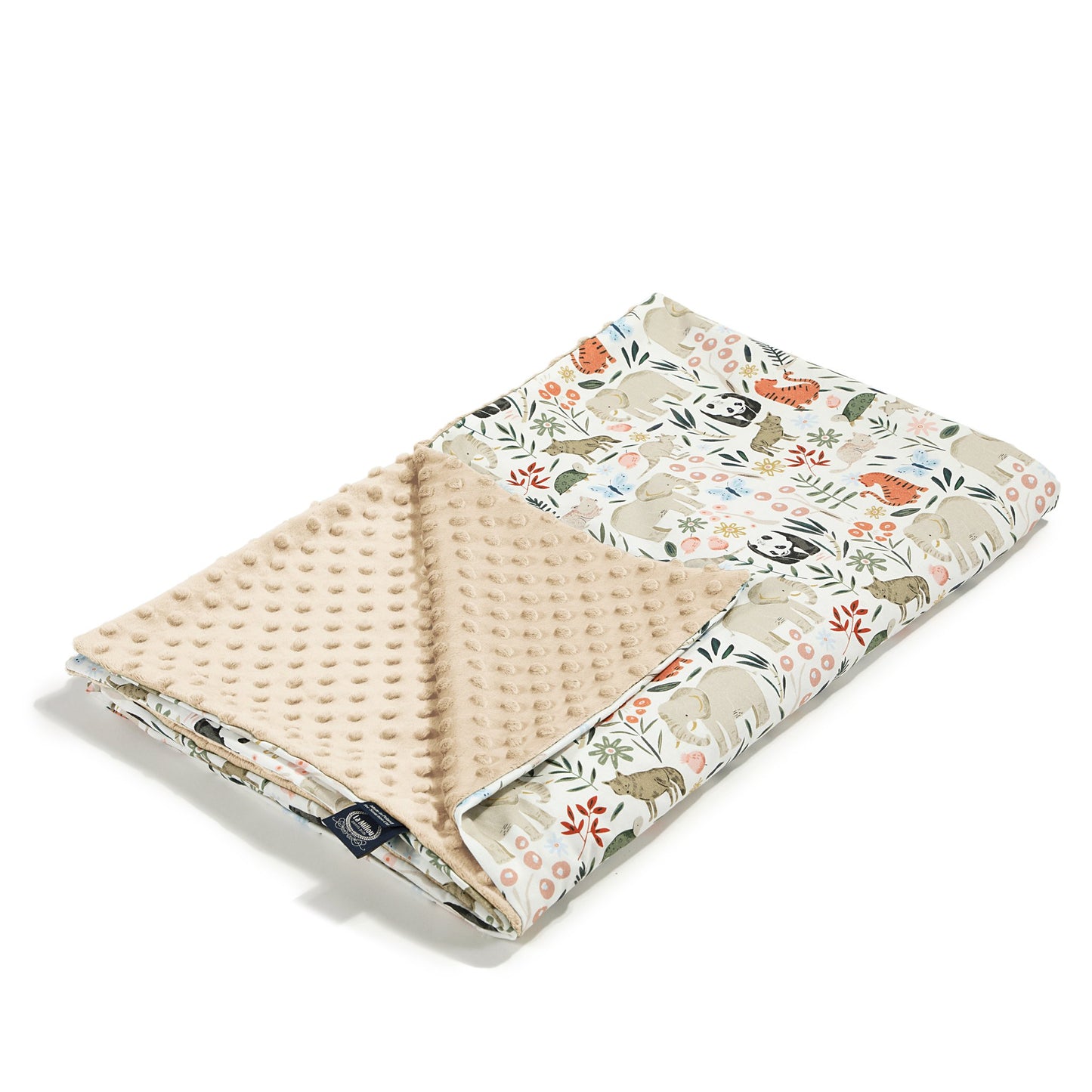 Light Blanket Large - La Millou Zoo - Latte
