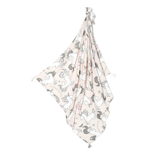 La Millou - Bamboo Swaddle Blanket Large - Unicorn Sugar Bebe - Artock Australia