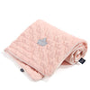 La Millou - Velvet Quilted Blanket - Powder Pink - Artock Australia