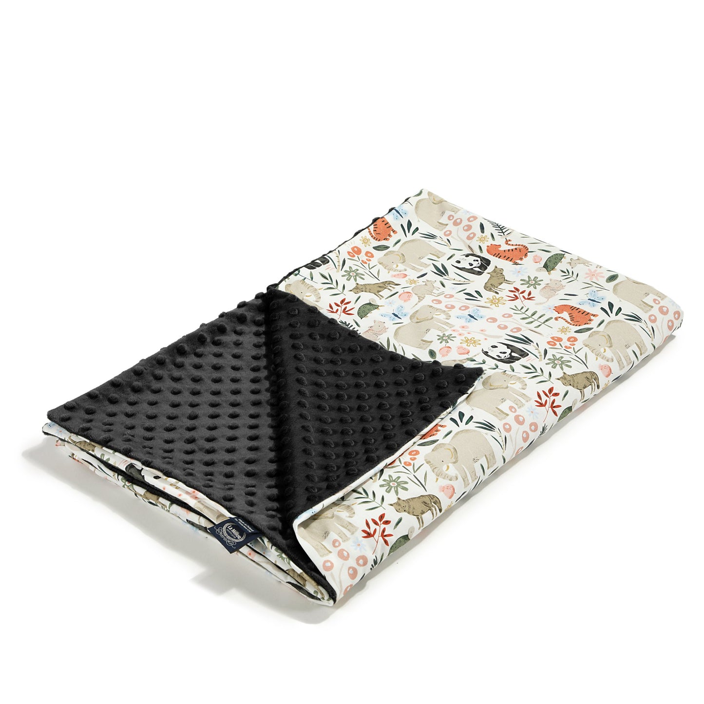 Light Blanket Medium - La Millou Zoo - Black