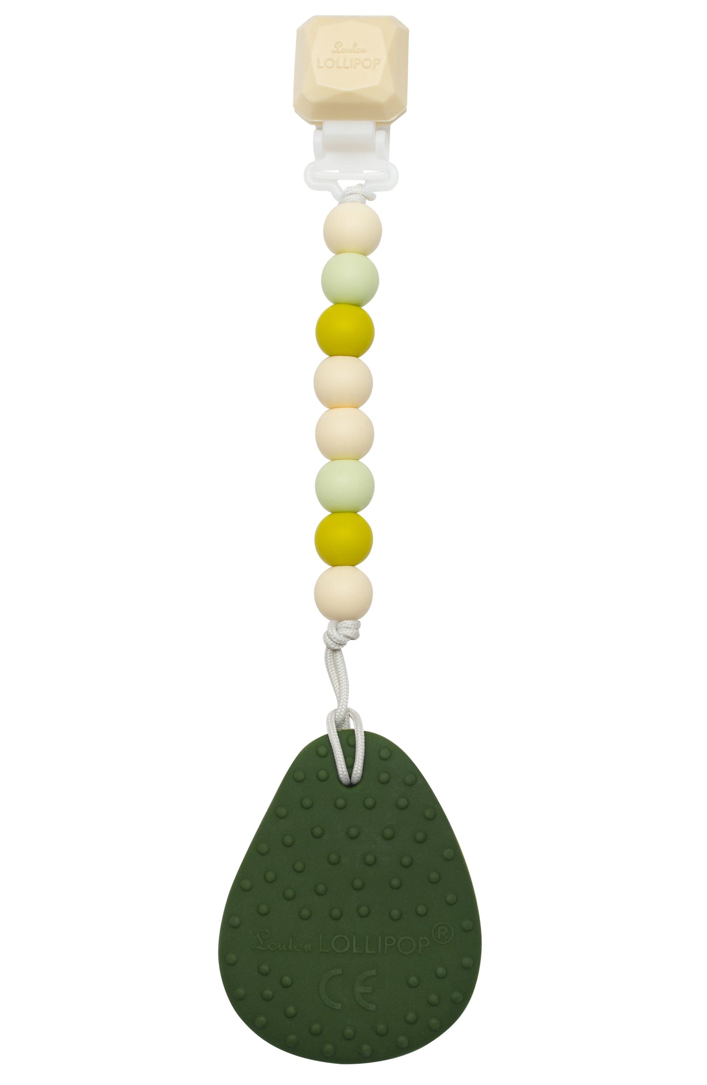 Loulou Lollipop - Avocado Silicone Teether - Artock Australia