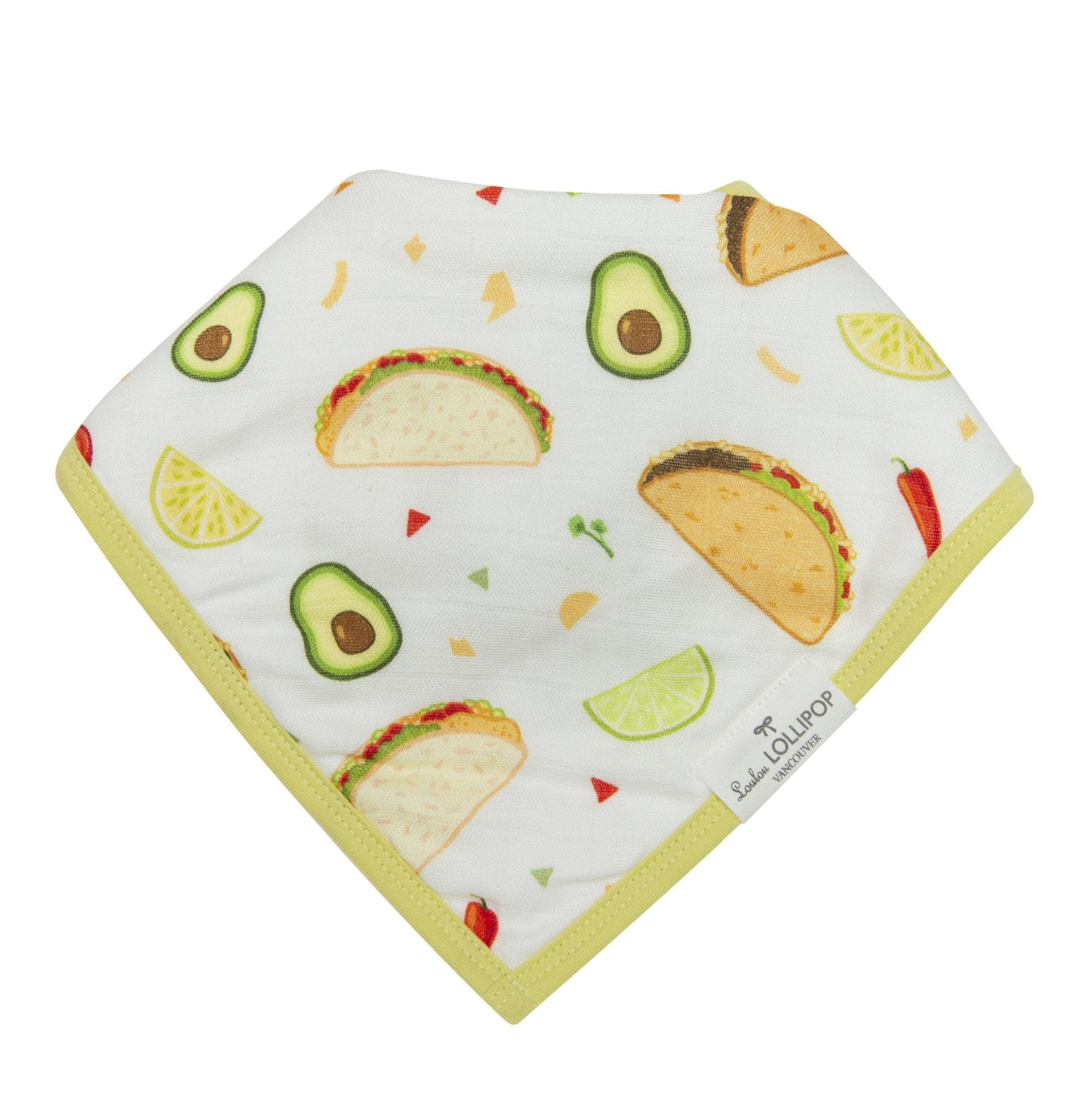 Loulou Lollipop - Bandana Bib Set - Avocado - Artock Australia