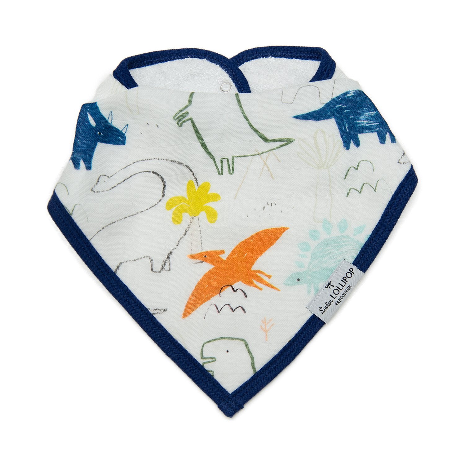 Loulou Lollipop | Bandana Bib Set - Dinoland | Artock Australia