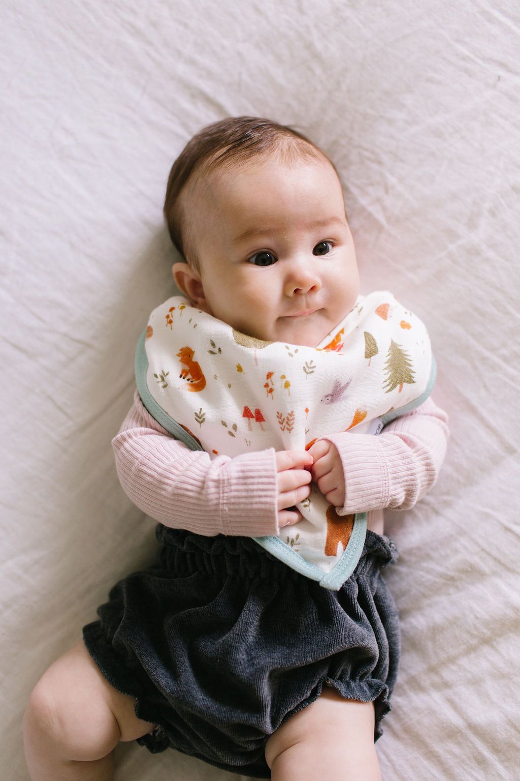 Loulou Lollipop | Bandana Bib Set - Forest Friends | Artock Australia