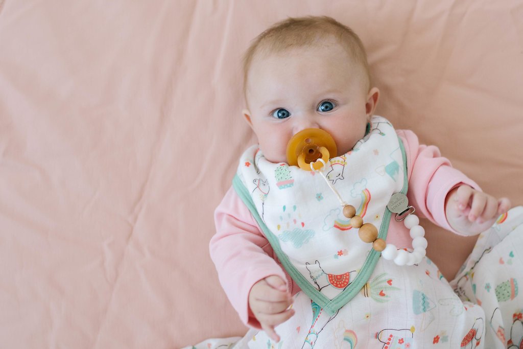 Loulou Lollipop | Bandana Bib Set - Llama / Rainbow | Artock Australia