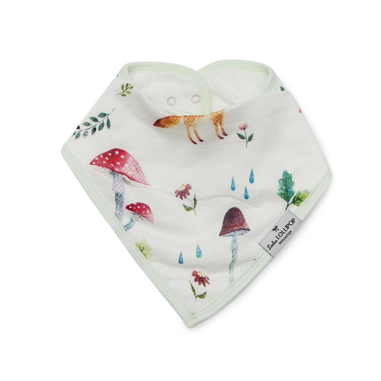 Loulou Lollipop | Bandana Bib Set - Woodland Gnome | Artock Australia