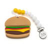 Loulou Lollipop | Burger Silicone Teether Holder Set | Artock Australia