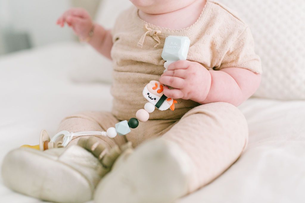 Loulou Lollipop | Darling Pacifier Clip - Ebi | Artock Australia