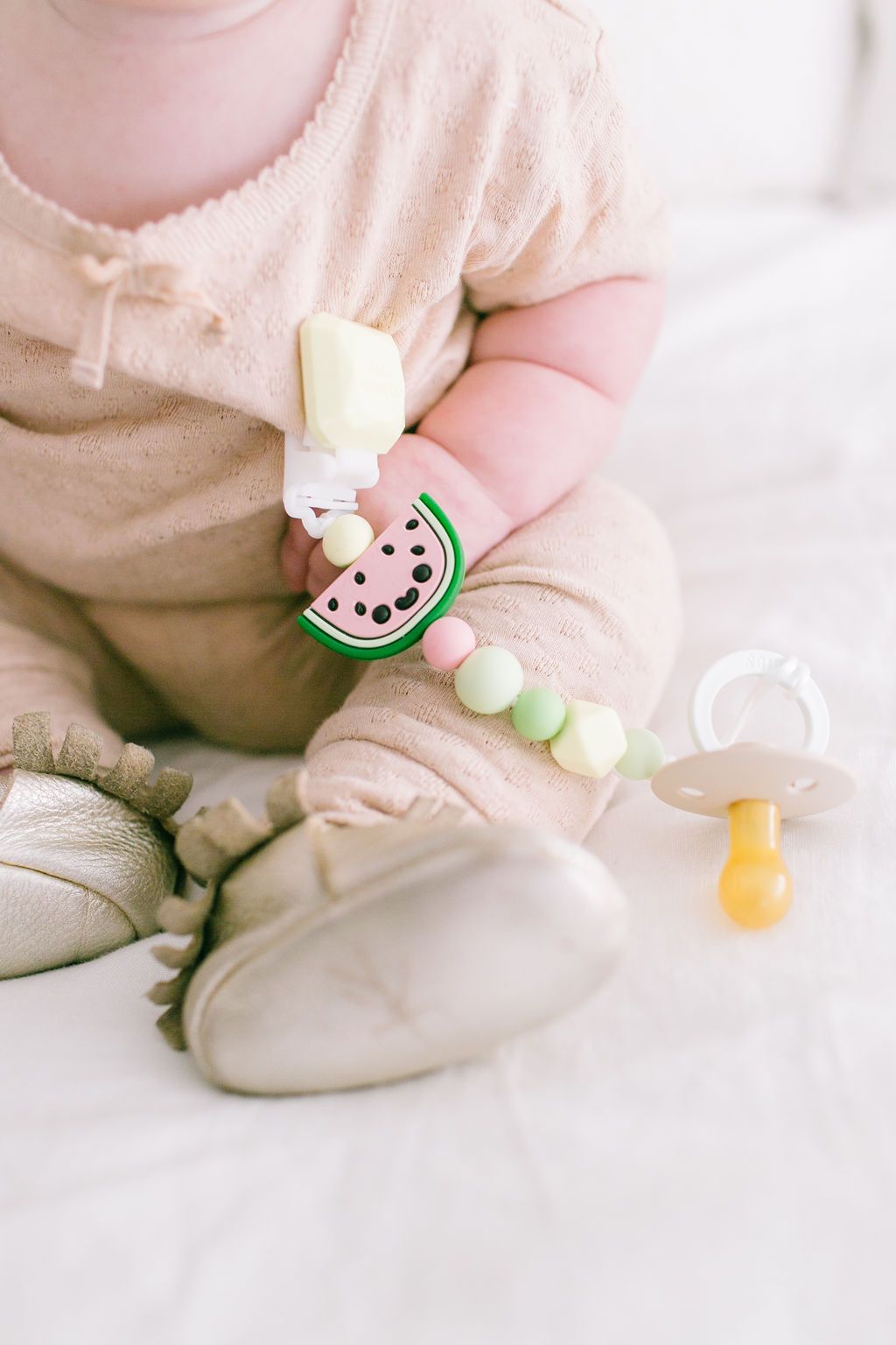 Loulou Lollipop | Darling Pacifier Clip - Watermelon | Artock Australia