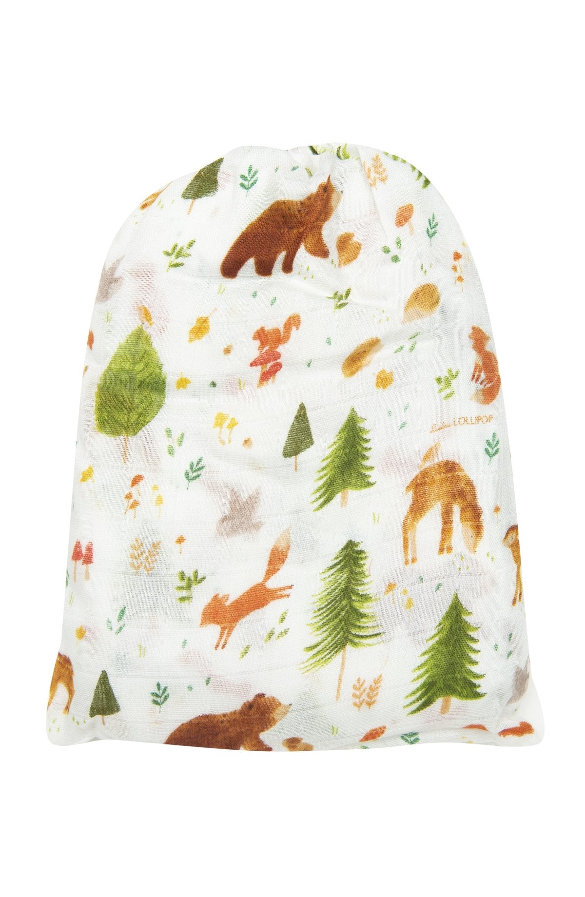 Loulou Lollipop | Fitted Crib Sheet - Forest Friends | Artock Australia