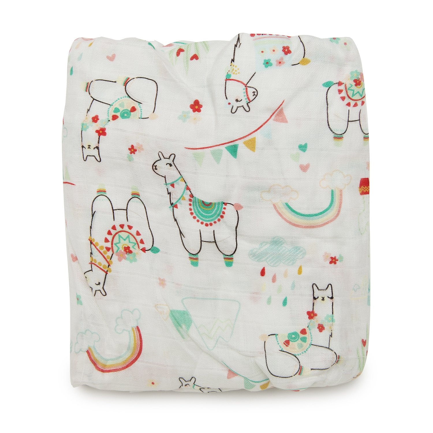 Loulou Lollipop | Fitted Crib Sheet - Llama | Artock Australia