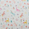 Loulou Lollipop | Fitted Crib Sheet - Unicorn Dream | Artock Australia