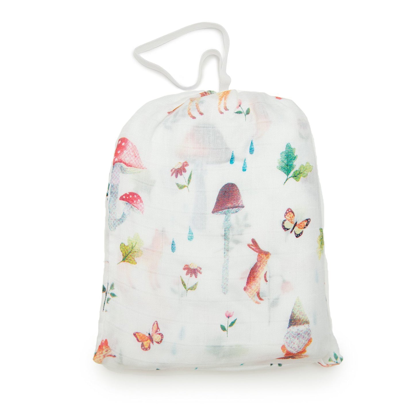 Loulou Lollipop | Fitted Crib Sheet - Woodland Gnome | Artock Australia