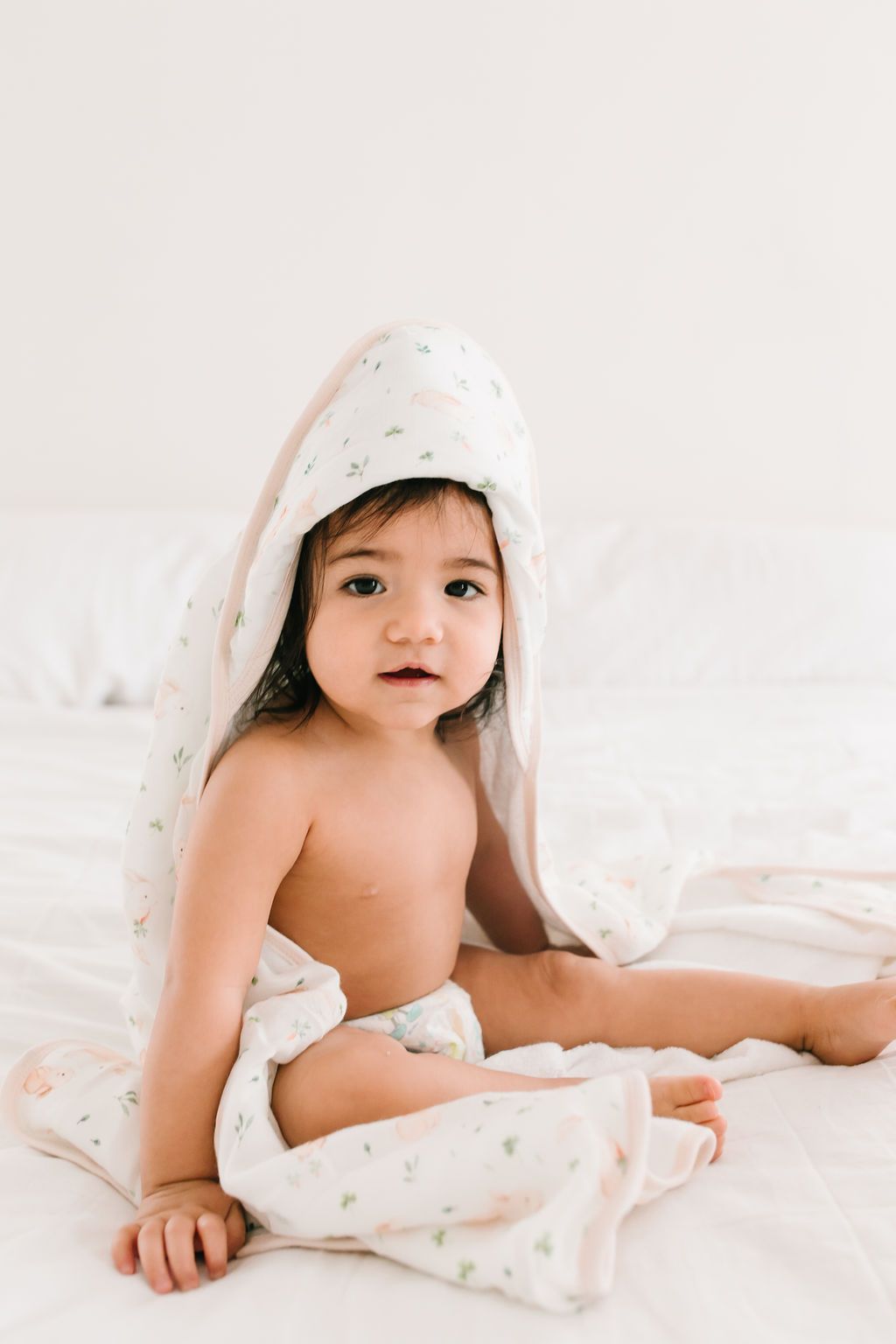 Loulou Lollipop | Hooded Towel Set - Bunny Meadow | Artock Australia