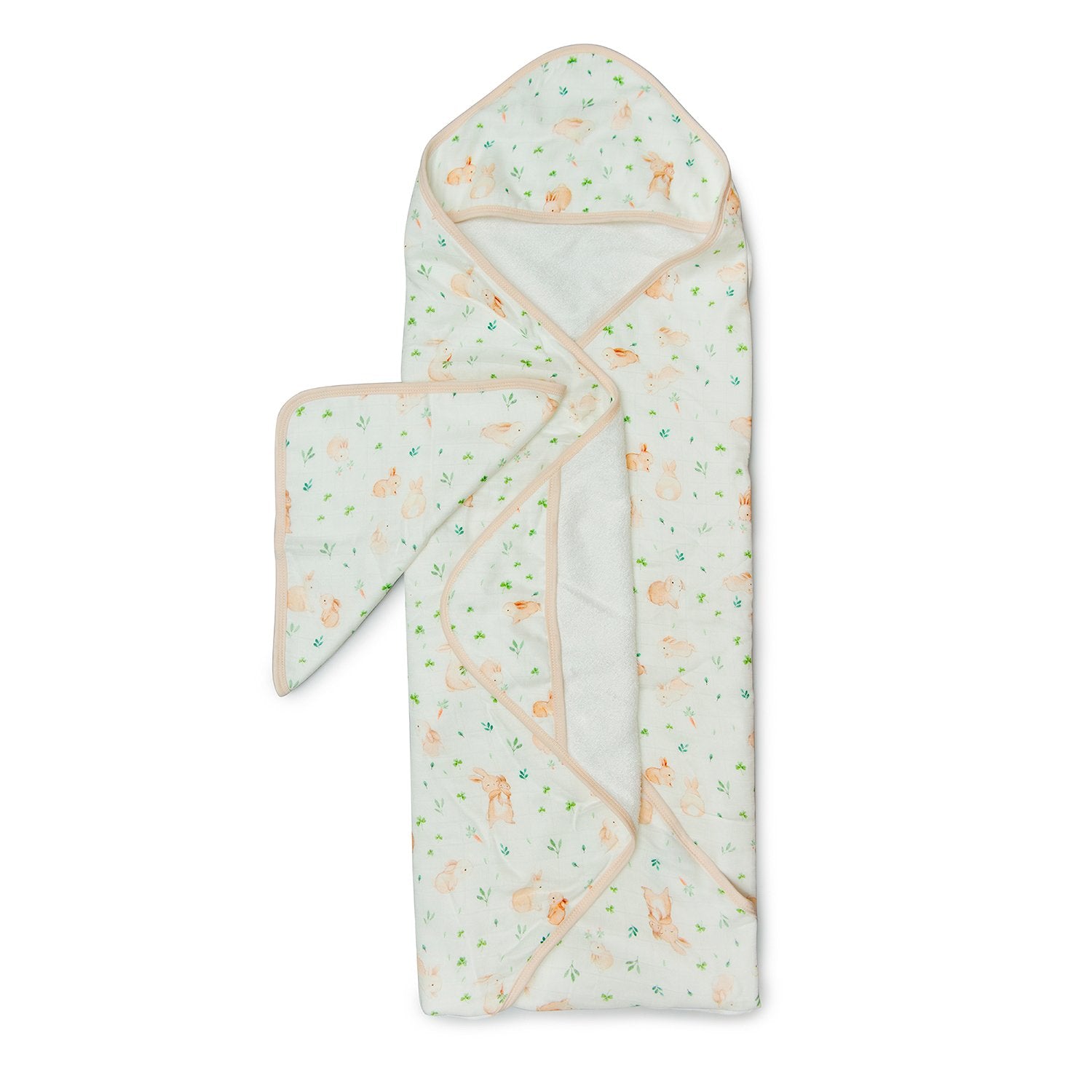 Loulou Lollipop | Hooded Towel Set - Bunny Meadow | Artock Australia