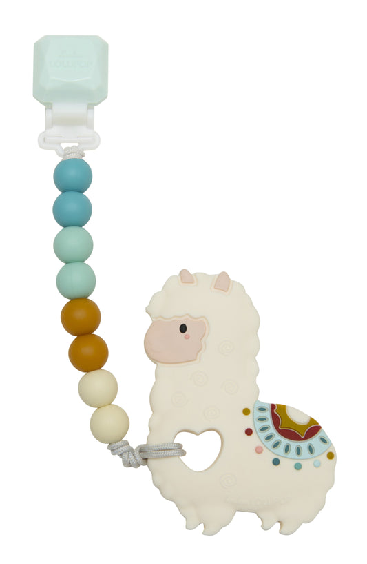 Loulou Lollipop - Llama Silicone Teether Set - Artock Australia