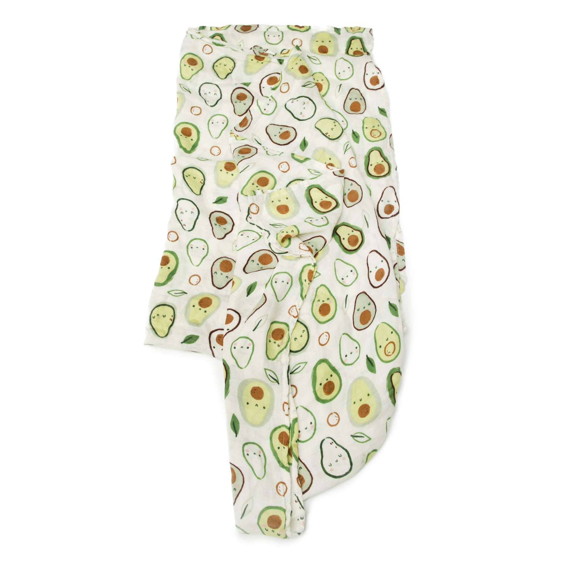 Loulou Lollipop | Muslin Swaddle - Avocado | Artock Australia