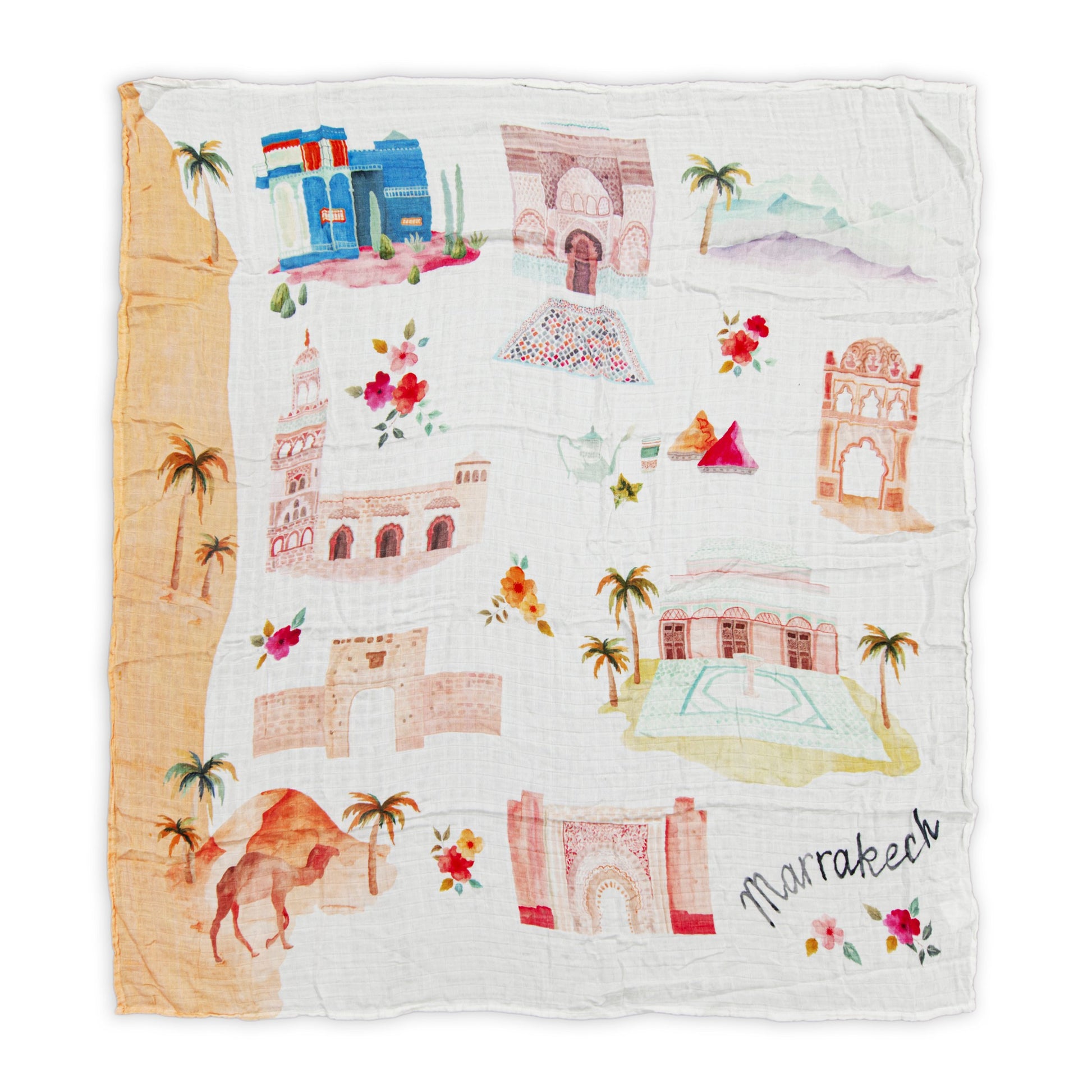 Loulou Lollipop | Muslin Swaddle - Barcelona | Artock Australia