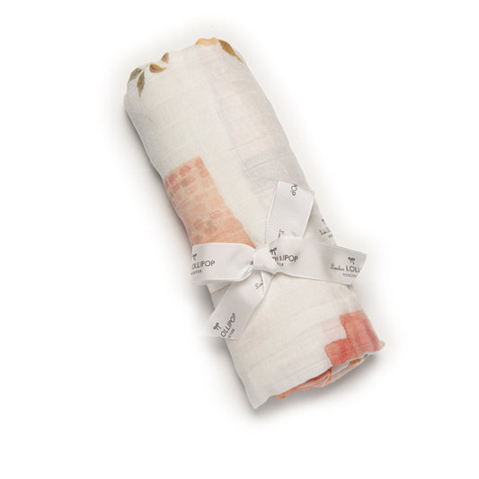 Loulou Lollipop | Muslin Swaddle - Barcelona | Artock Australia