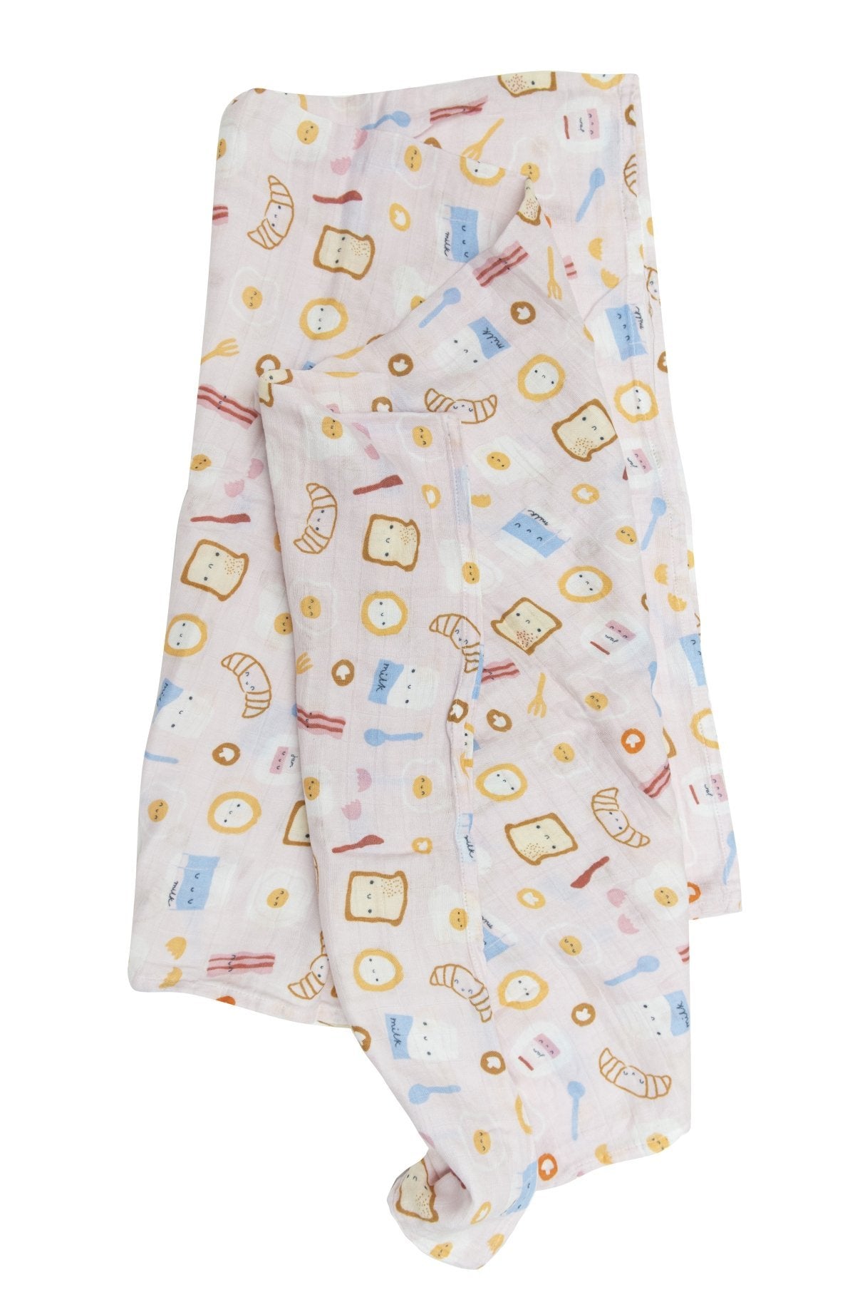 Loulou Lollipop - Muslin Swaddle - Breakfast Pink - Artock Australia