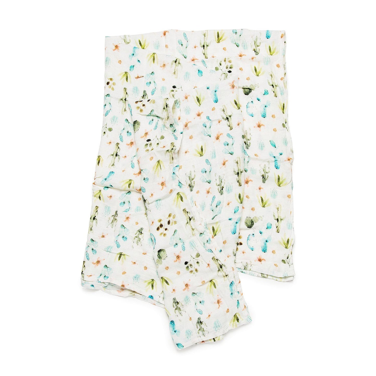 Loulou Lollipop | Muslin Swaddle - Cactus Floral | Artock Australia