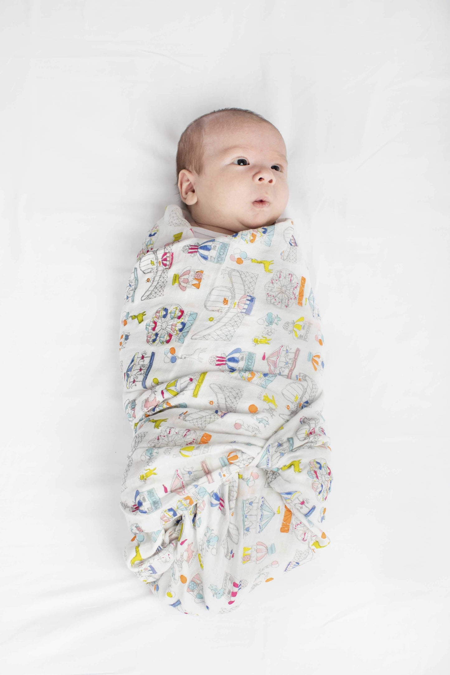 Loulou Lollipop - Muslin Swaddle - Carnival Fun - Artock Australia