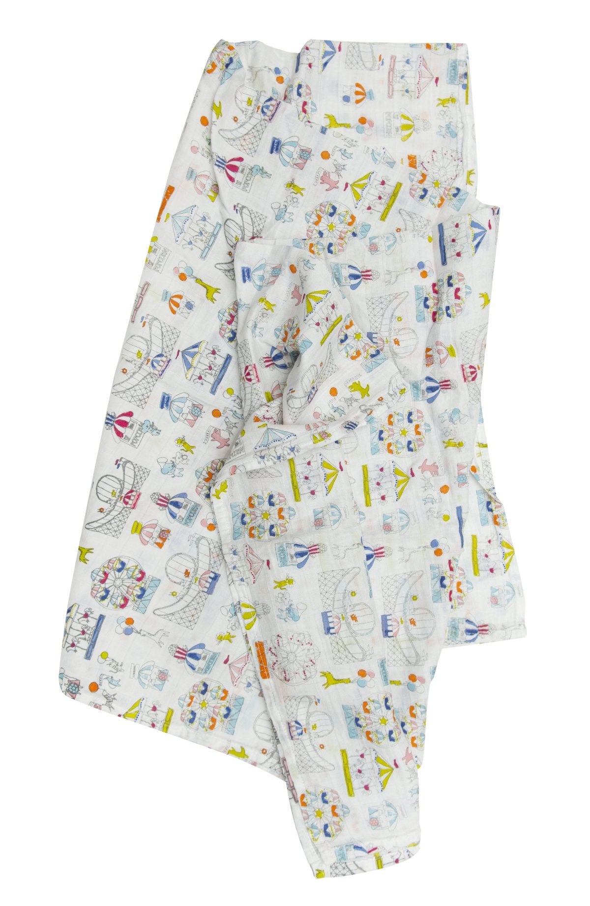 Loulou Lollipop - Muslin Swaddle - Carnival Fun - Artock Australia