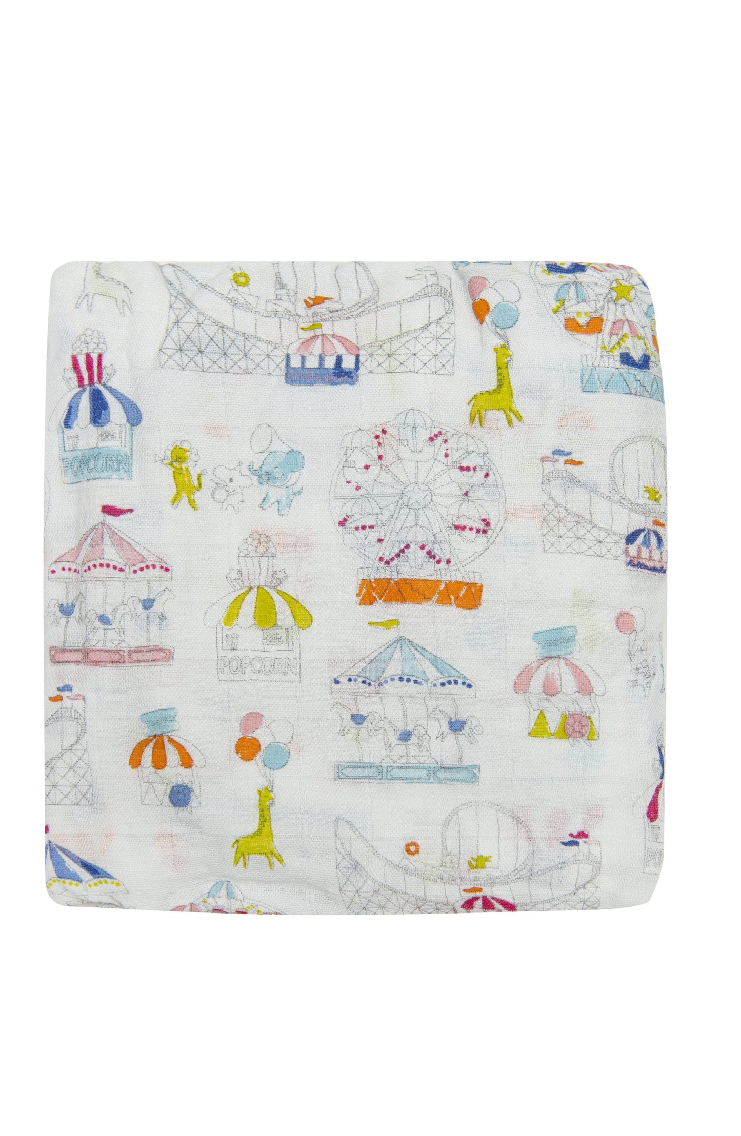 Loulou Lollipop - Muslin Swaddle - Carnival Fun - Artock Australia