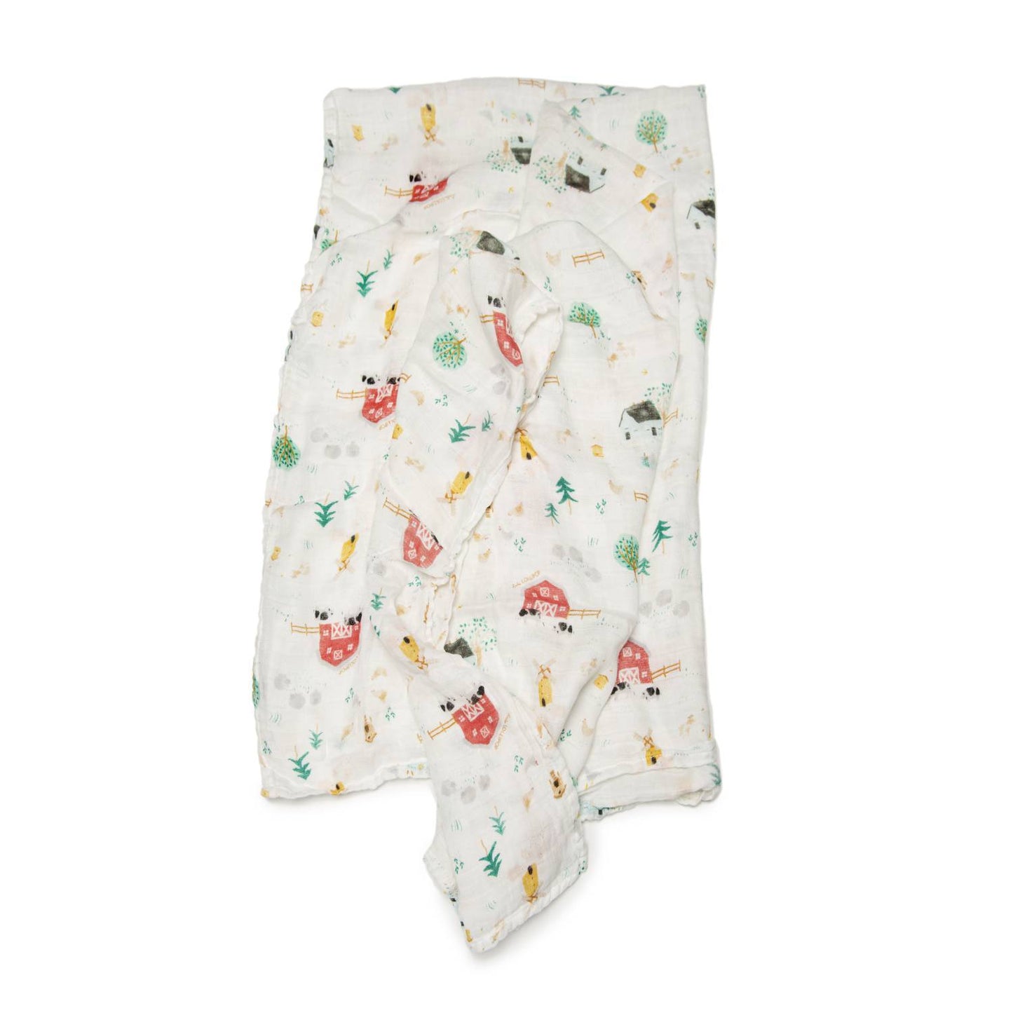 Loulou Lollipop | Muslin Swaddle - Farm Animals | Artock Australia