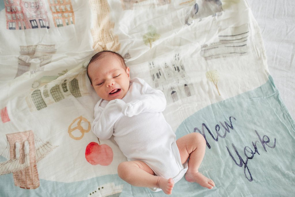 Loulou Lollipop | Muslin Swaddle - New York | Artock Australia