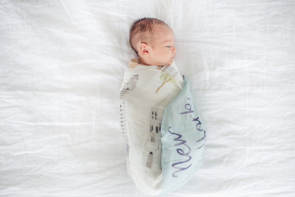 Loulou Lollipop | Muslin Swaddle - New York | Artock Australia