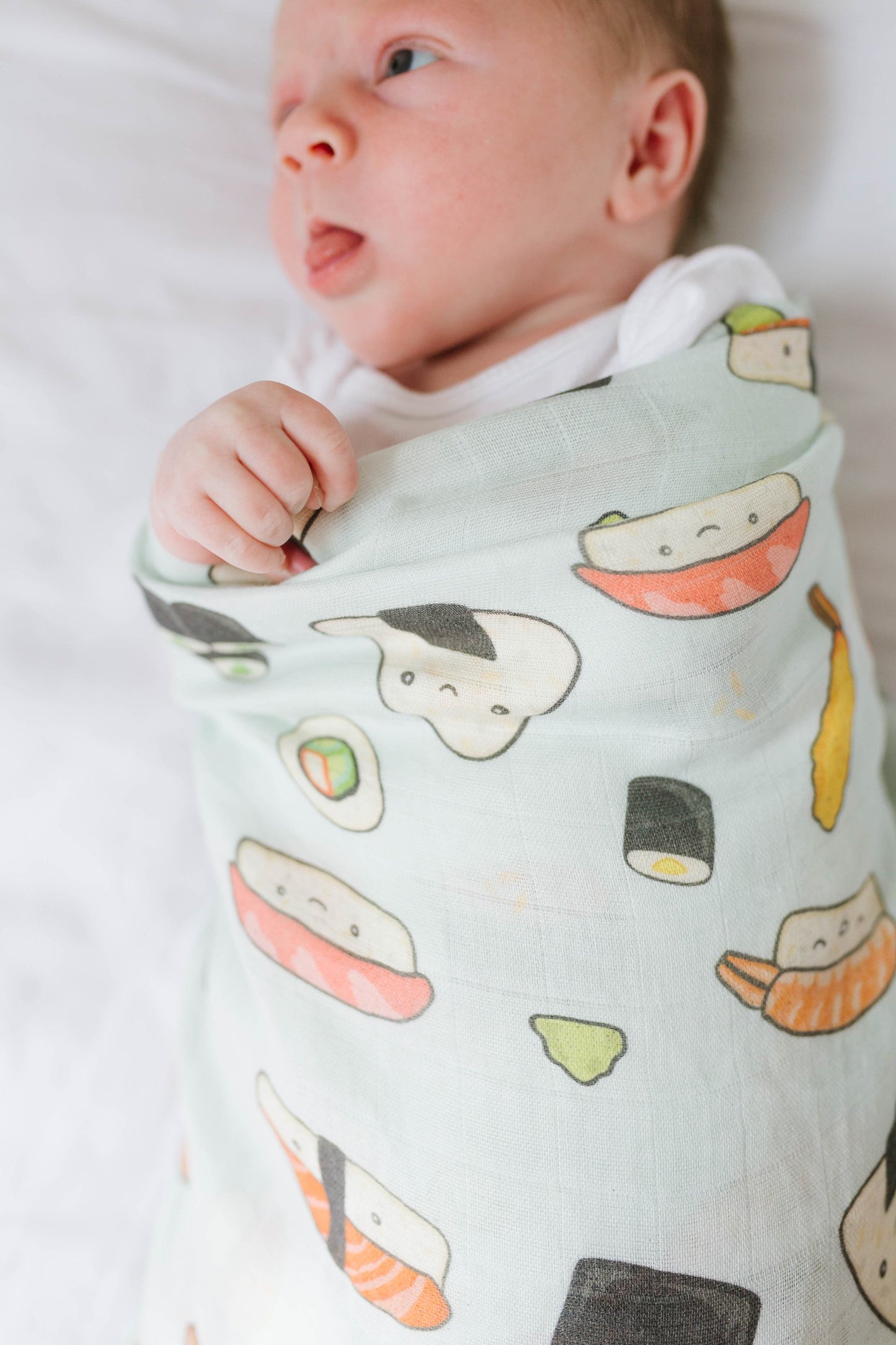 Loulou Lollipop | Muslin Swaddle - Sushi | Artock Australia