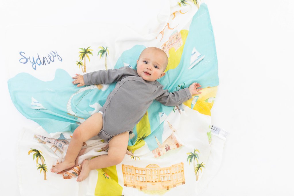 Loulou Lollipop | Muslin Swaddle - Sydney | Artock Australia