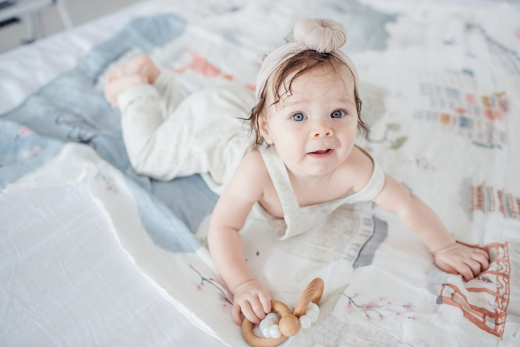 Loulou Lollipop | Muslin Swaddle - Tokyo | Artock Australia