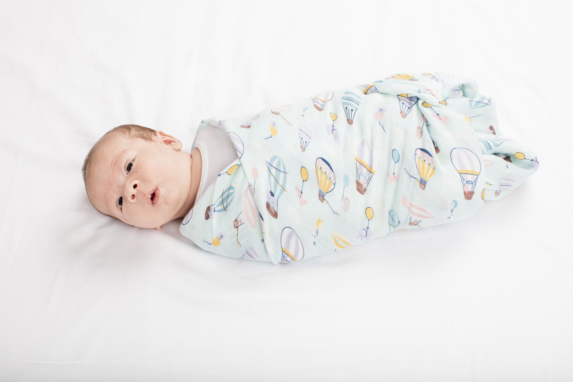 Loulou Lollipop - Muslin Swaddle - Up Up Away - Artock Australia