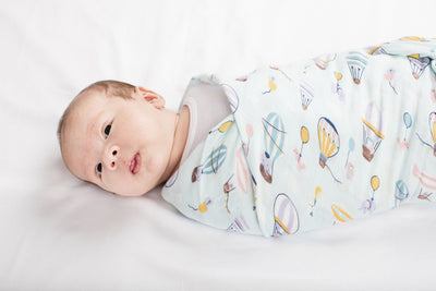 Loulou Lollipop - Muslin Swaddle - Up Up Away - Artock Australia