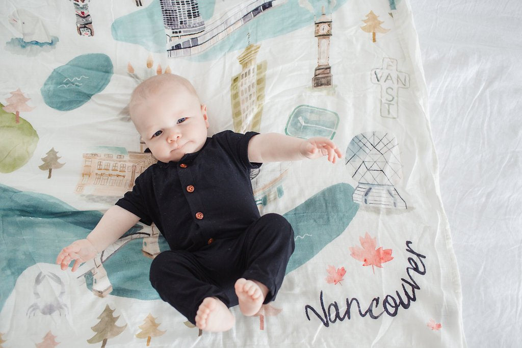 Loulou Lollipop | Muslin Swaddle - Vancouver | Artock Australia