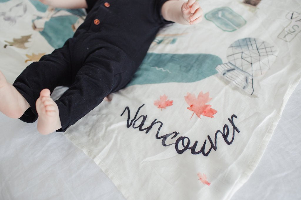 Loulou Lollipop | Muslin Swaddle - Vancouver | Artock Australia