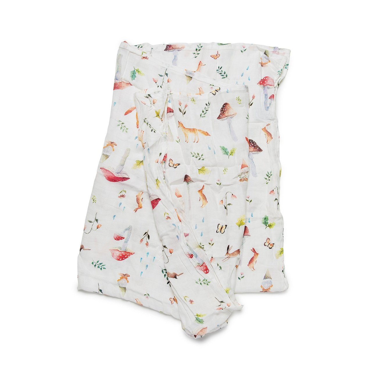 Loulou Lollipop | Muslin Swaddle - Woodland Gnome | Artock Australia