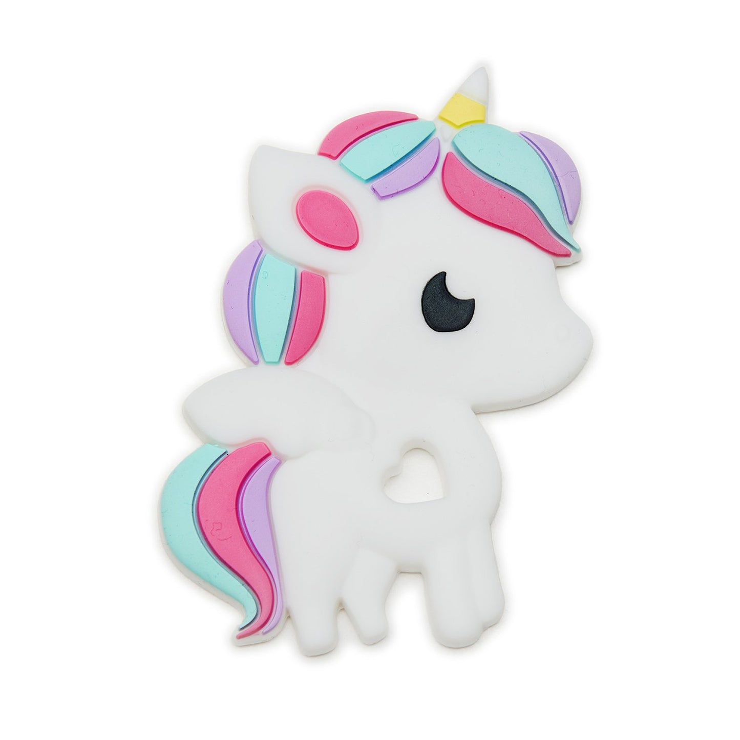 Loulou Lollipop | Rainbow Unicorn Silicone Teether - Single | Artock Australia