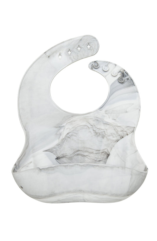 Loulou Lollipop - Silicone Bib - Marble - Artock Australia