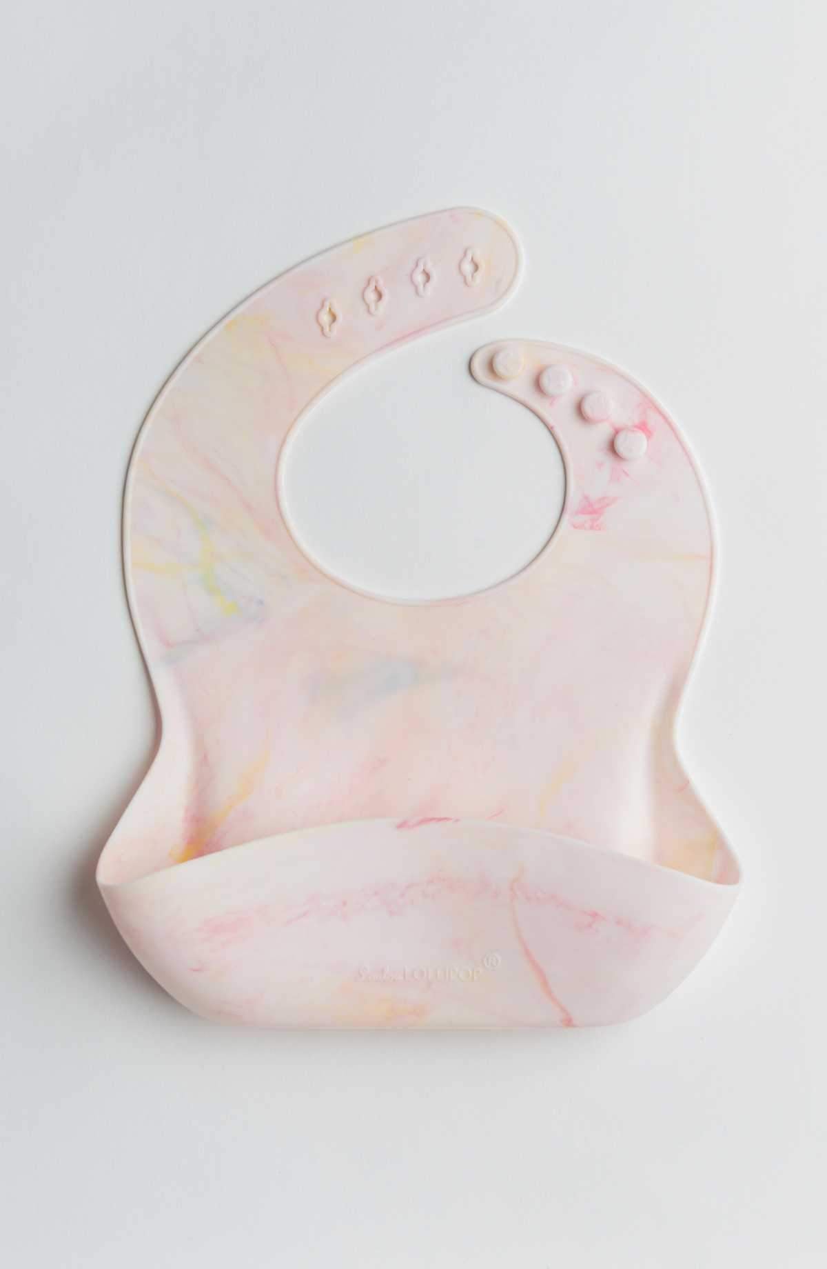 Loulou Lollipop - Silicone Bib - Rainbow Tie Dye - Artock Australia