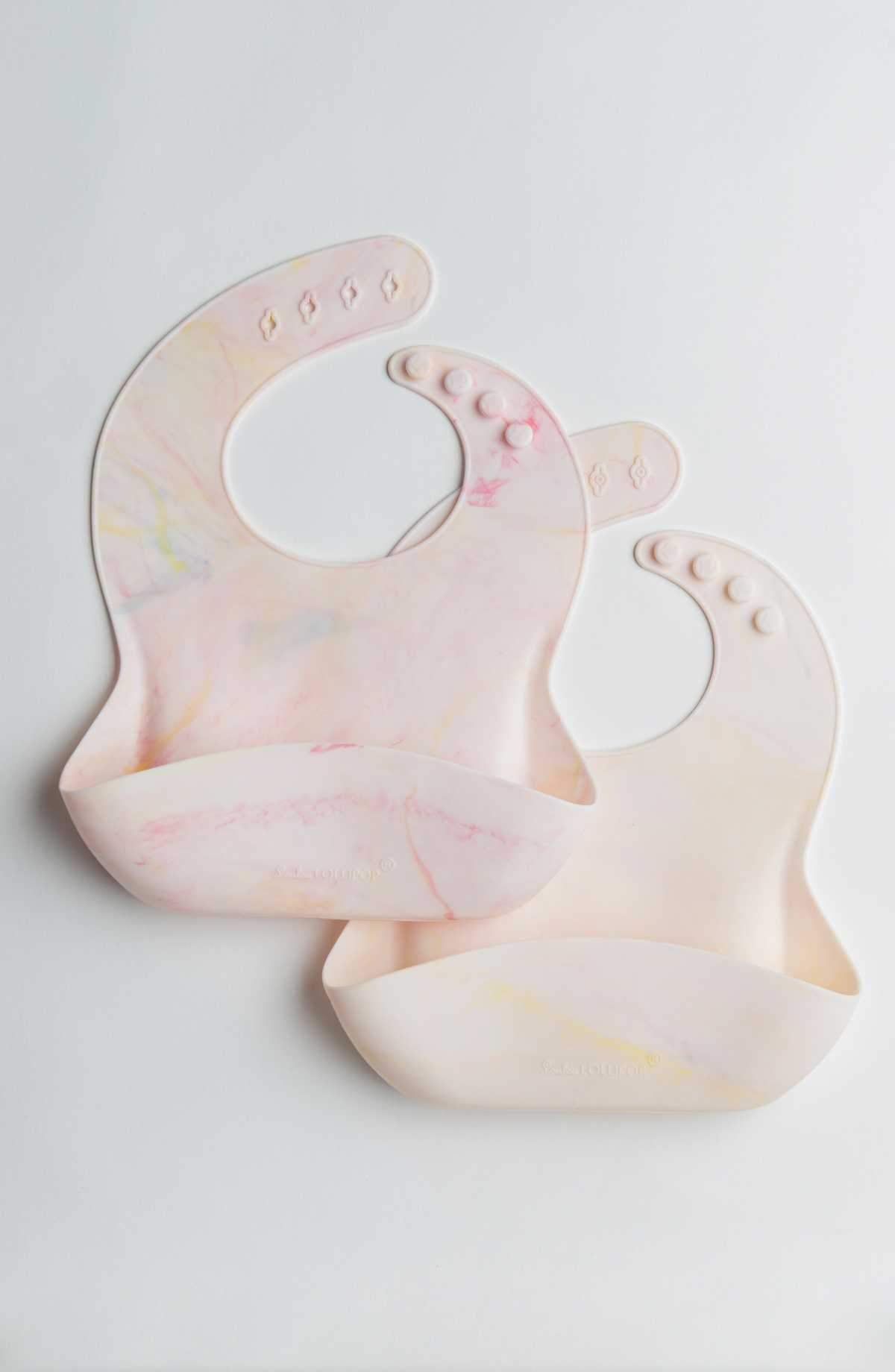 Loulou Lollipop - Silicone Bib - Rainbow Tie Dye - Artock Australia