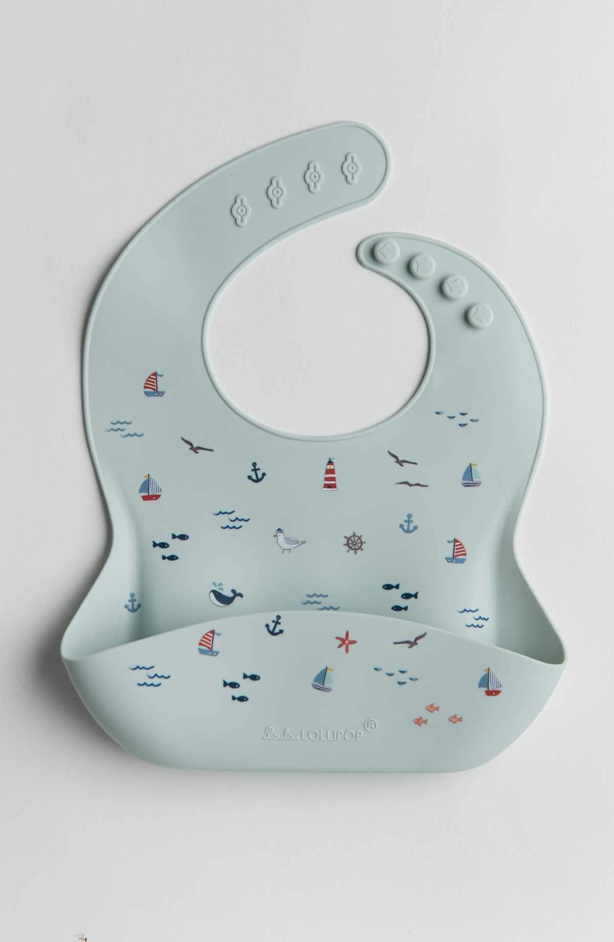 Loulou Lollipop - Silicone Bib - Set Sail - Artock Australia