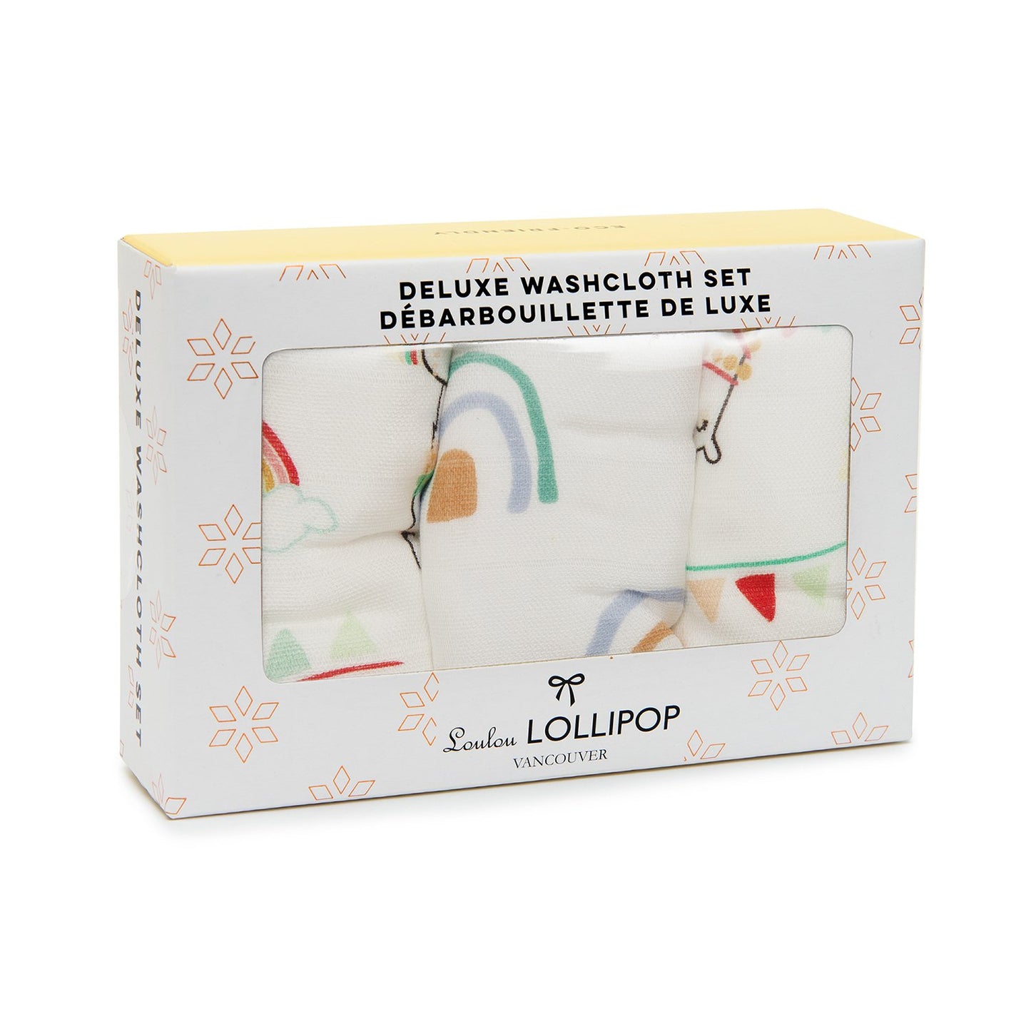 Loulou Lollipop | Washcloth 3-pieces Set - Llama | Artock Australia