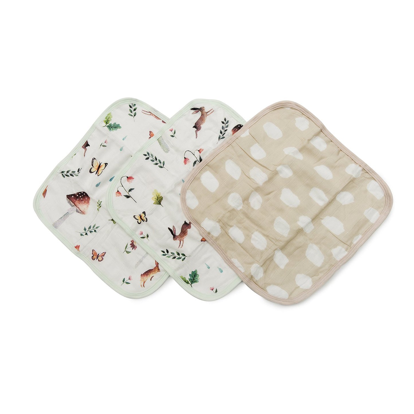 Loulou Lollipop | Washcloth 3-pieces Set - Woodland Gnome | Artock Australia