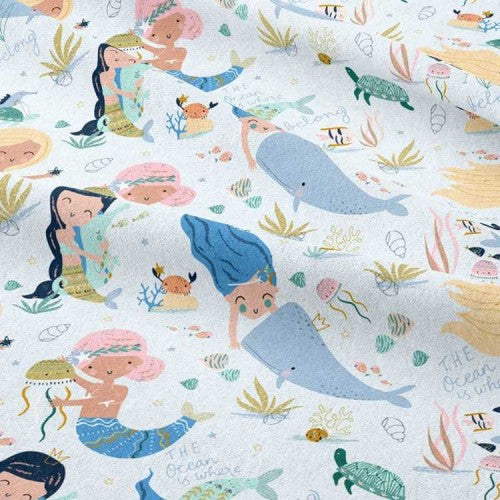 Bamboo Bedding King - Mermaid Playground