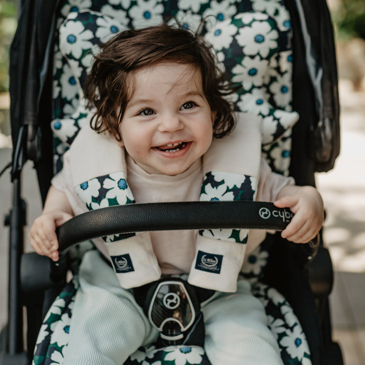 Seat Belt Cover - Mermaid Playground - Powder Pink